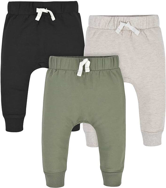 Three-Pack of Baby Boys' Jogger Pants