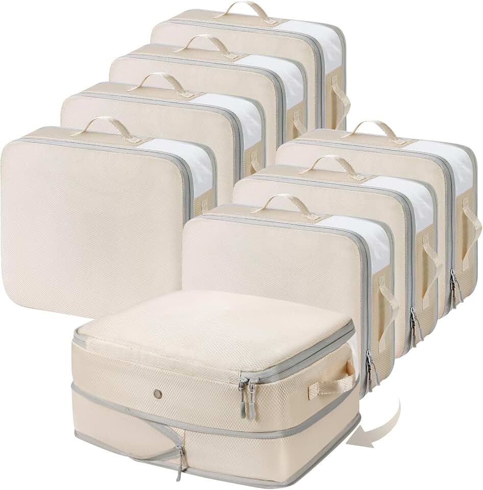 8 Pack Clothes Storage Bags with Handles