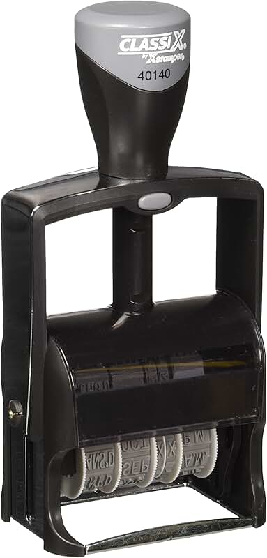 Self-Inking Phrase Date Stamp