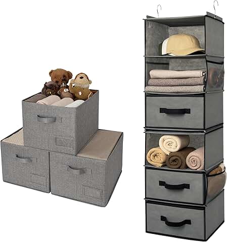 Granny Says Hanging Clothes Organizer and Storage Containers