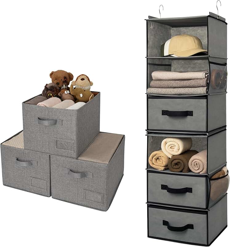 Granny Says Hanging Clothes Organizer and Storage Containers