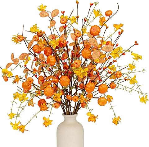 VioletEverGarden Fall Floral Stems 12 Pack, 17 Inch