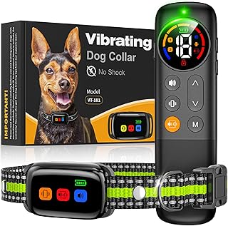 Dog Training Collar with Remote, Vibration and Beep, Waterproof
