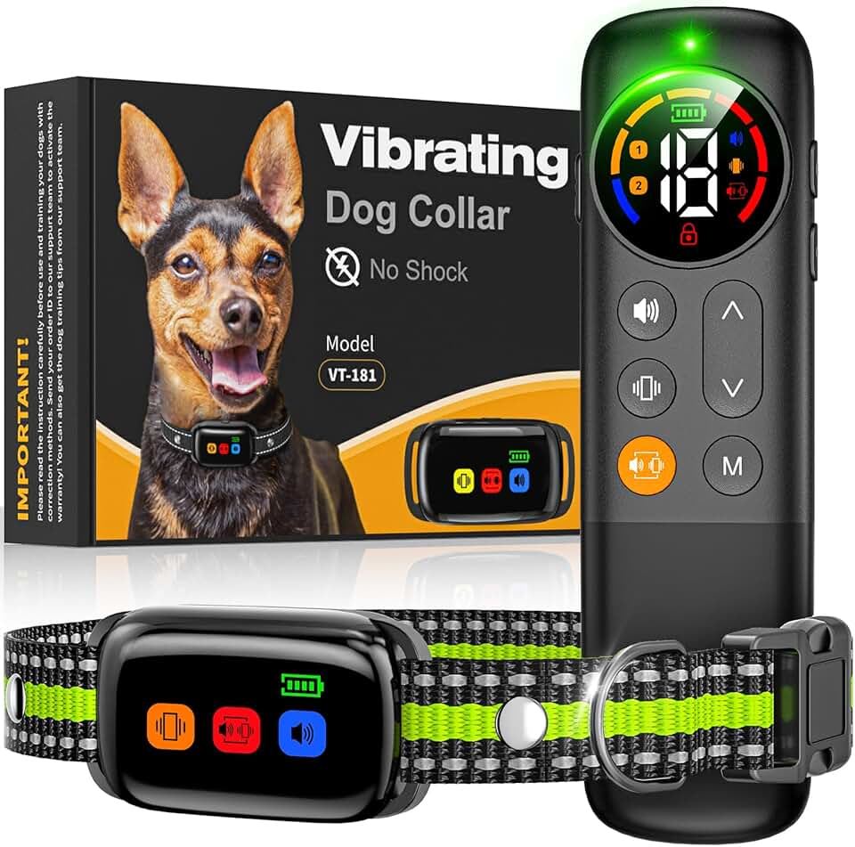 Dog Training Collar with Remote, Vibration and Beep, Waterproof