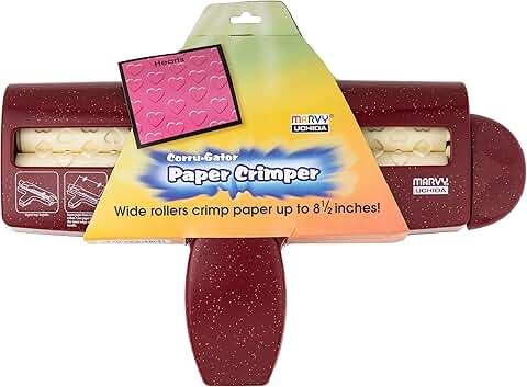 Hearts Paper Crimper, 8.5-inch
