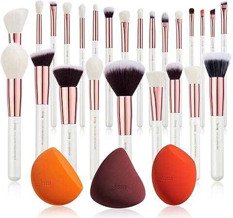 25-Piece Makeup Brush and Sponge Set