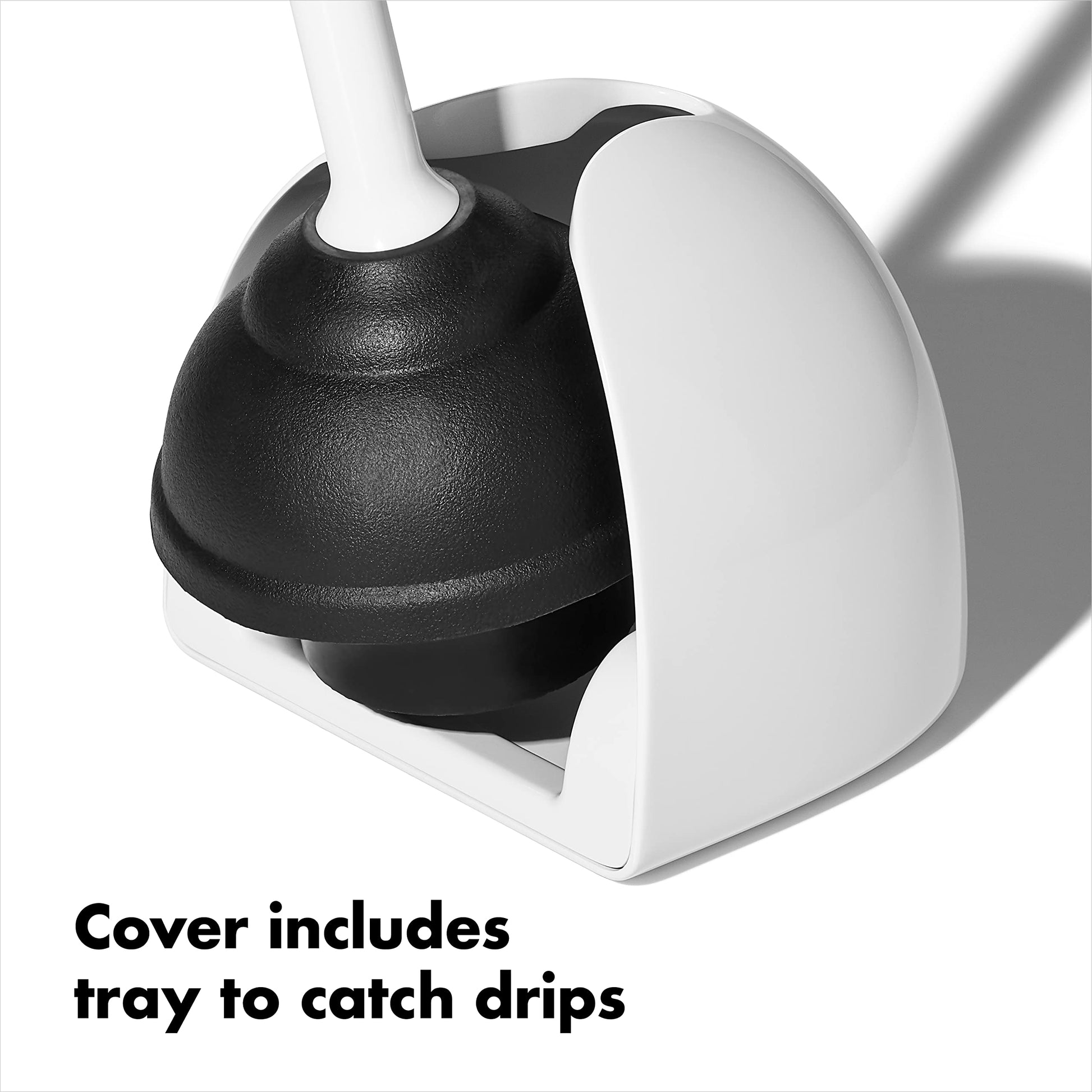 Good Grips Tet Plunger with Cover, White
