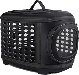Hard Collapsible Cat and Small Pet Carrier for Travel