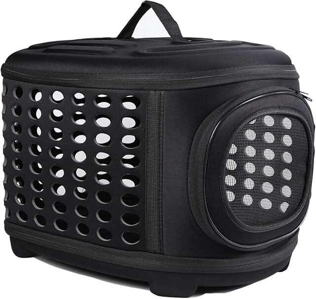 Hard Collapsible Cat and Small Pet Carrier for Travel