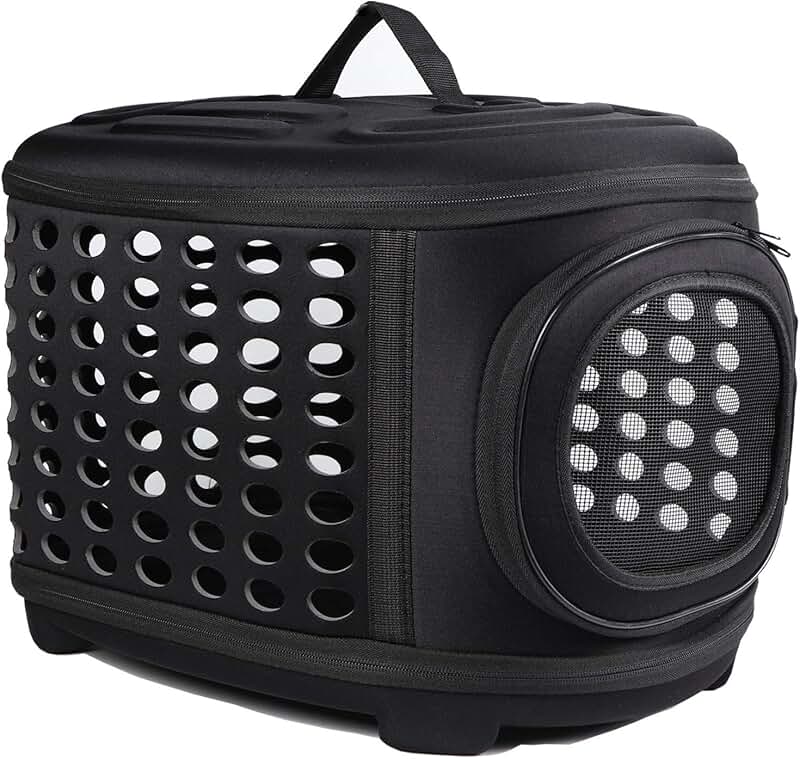 Hard Collapsible Cat and Small Pet Carrier for Travel
