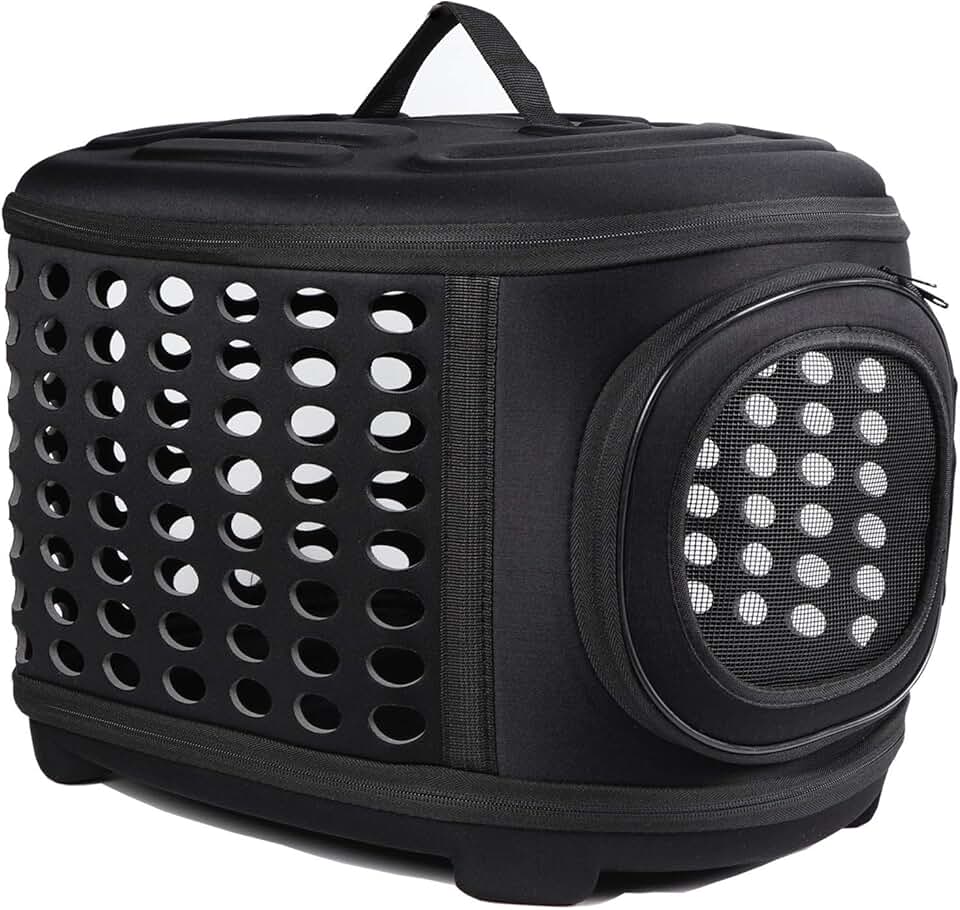 Hard Collapsible Cat and Small Pet Carrier for Travel