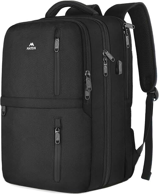 Travel Backpack with USB Port and Laptop Pocket