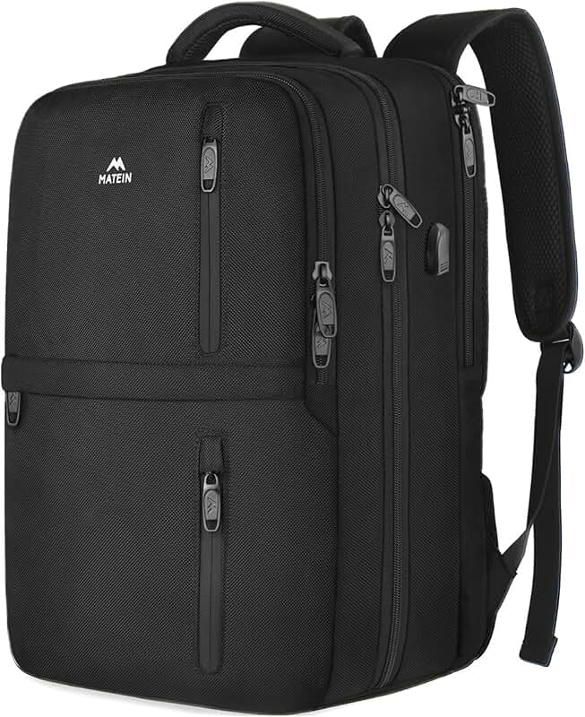 Travel Backpack with USB Port and Laptop Pocket
