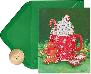 Set of 20 Petite Holiday Cards with Envelopes and Seals