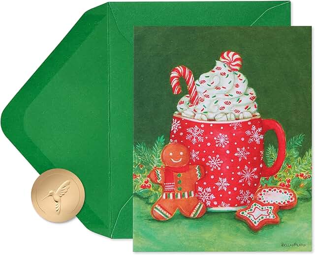 Set of 20 Petite Holiday Cards with Envelopes and Seals