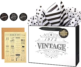 Large 13-inch Gift Wrap Bag with Card and Tissue
