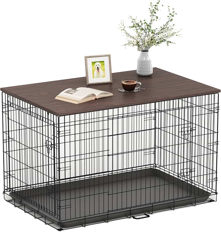 Wood Topper for Dog Crate 24-48 Inch