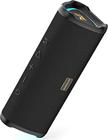 Portable Bluetooth Speaker with 20W Stereo Sound and Waterproof Design