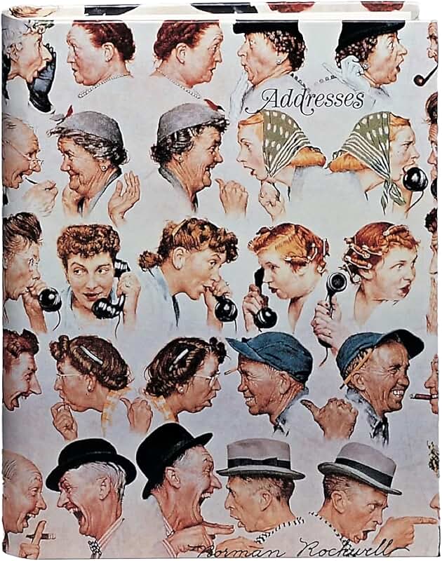 Norman Rockwell Address Book