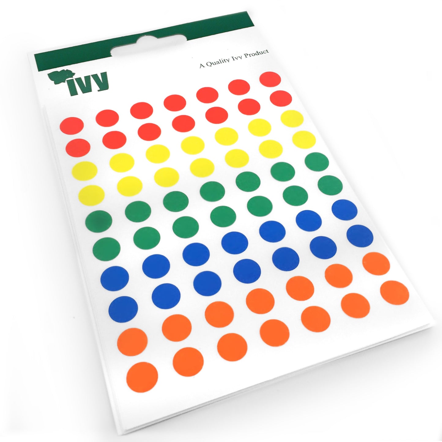 700 Assorted 8mm Sticky Color Dots