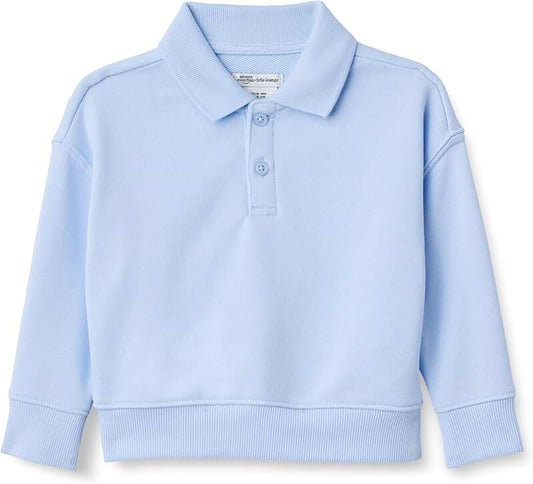 Sofia Grainge Kids' French Terry Polo Sweatshirt