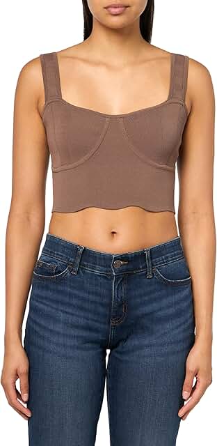 Women's Sweater Knit Crop Top