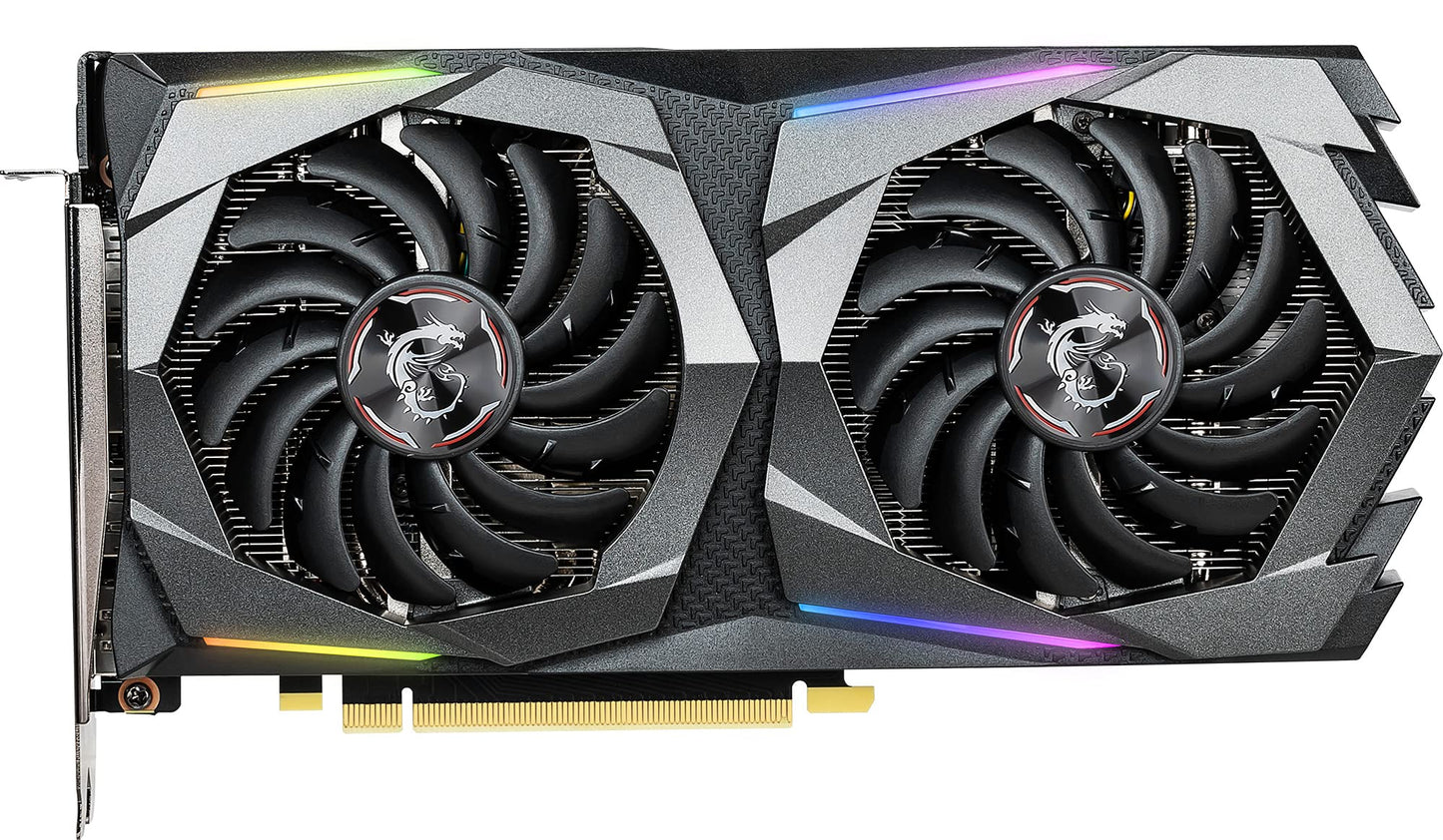 Gaming GeForce GTX 1660 Super 192-bit HDMI/DP 6GB GDRR6 HDCP Support DirectX 12 Dual Fan VR Ready OC Graphics Card (GTX 1660 Super Gaming X)