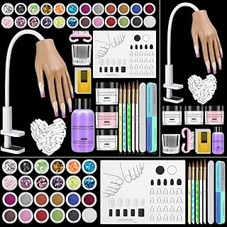 Silicone Hand for Acrylic Nail Practice and Training
