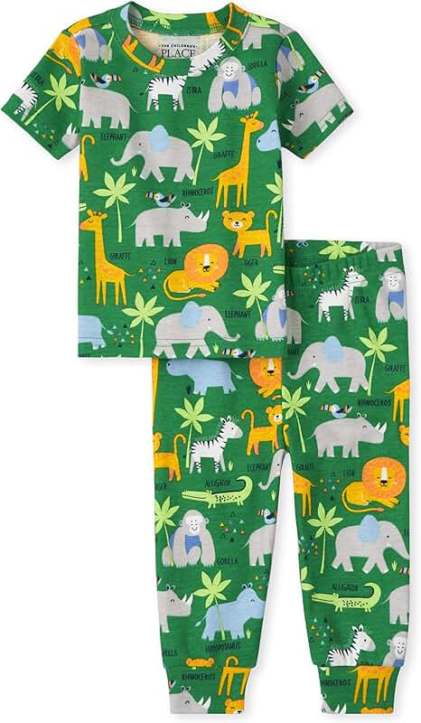 Baby and Toddler Cotton Short Sleeve Top and Pants Set