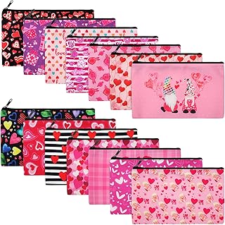 14-Piece Double-Sided Makeup and Toiletry Bag Set