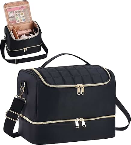 Travel Nail Polish and Tool Organizer Bag
