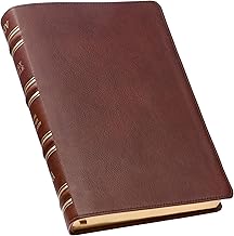 Giant Print Full Grain Leather Bible with Thumb Index