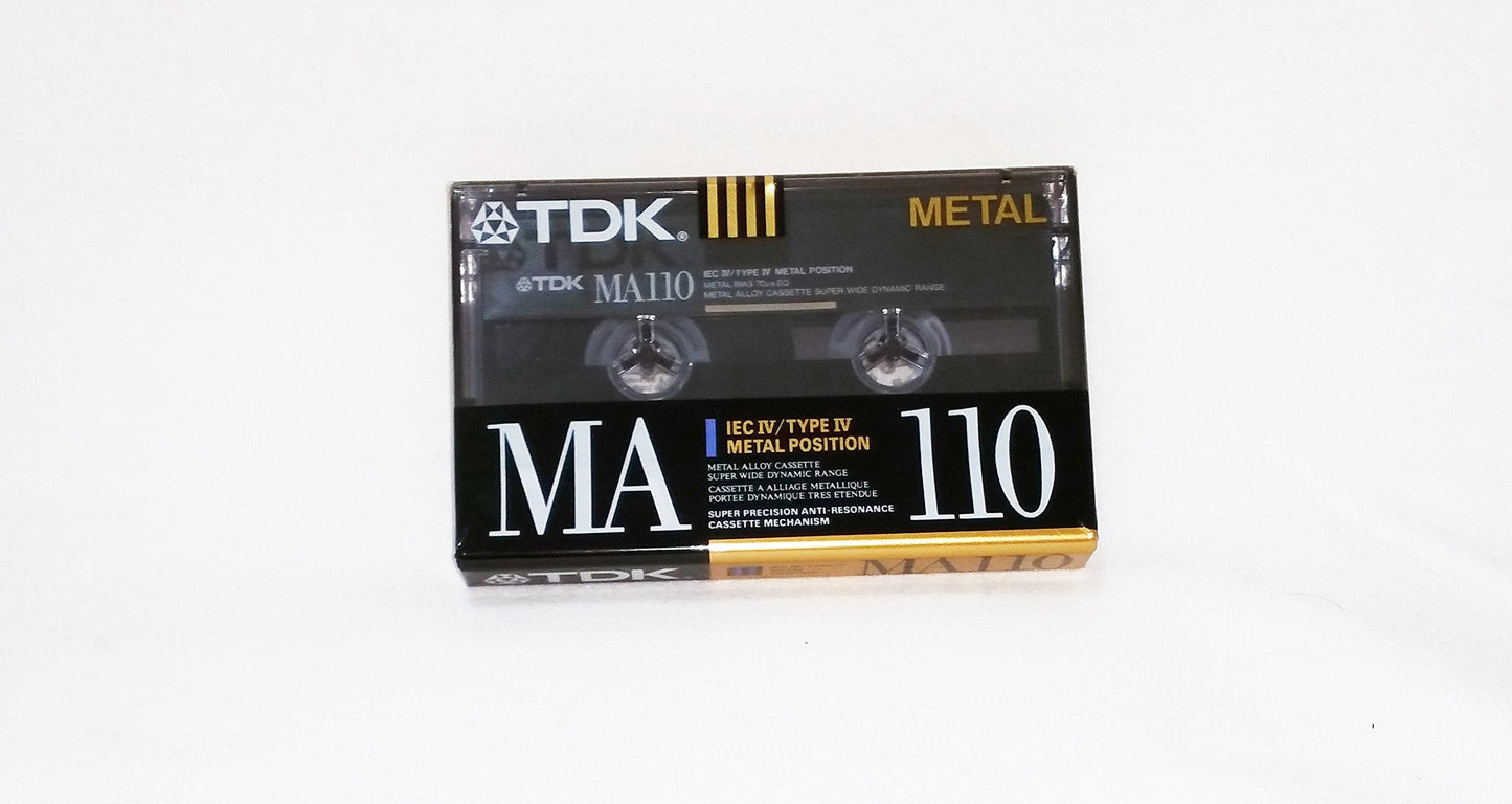 MA110 Metal Biased Metal Alloy 110 Minutes Cassette Tape