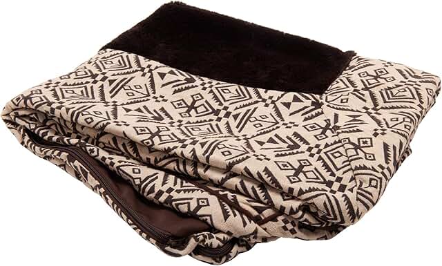 Furhaven Dog Bed Cover Plush and Southwest Decor Jumbo