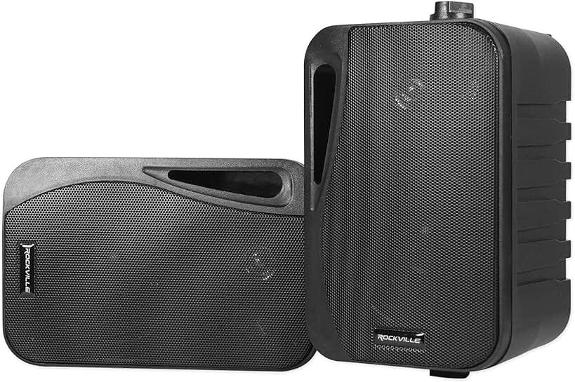 Outdoor/Indoor 4" Wall Mount Speakers, 8 Ohm, 360W Peak