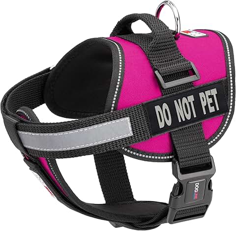 Dog Vest Harness with Removable Do Not Pet Patches