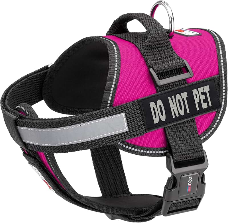 Dog Vest Harness with Removable Do Not Pet Patches