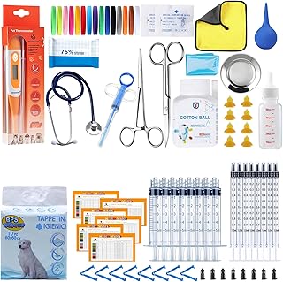 Complete 65-Piece Whelping Kit for Puppies and Kittens