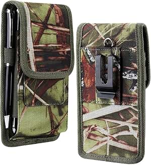 Colorful Nylon Phone Holster with Clip and Card Slot