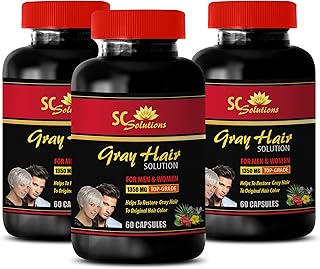 Anti-Gray Hair Energy Pills for Men and Women