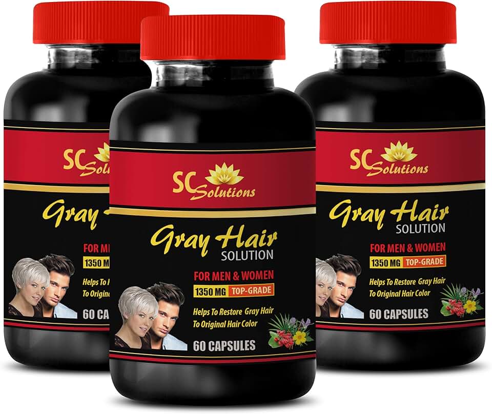 Anti-Gray Hair Energy Pills for Men and Women