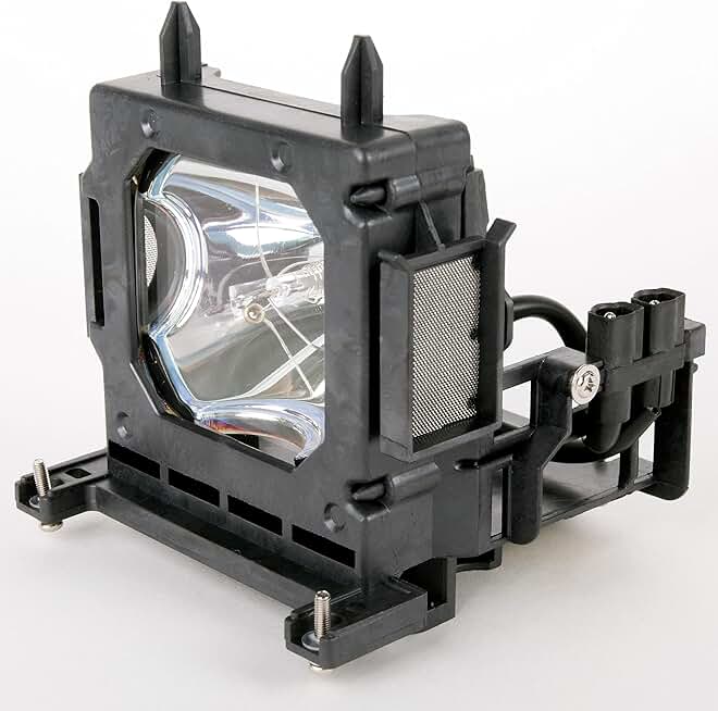 Replacement projector lamp with housing for select models