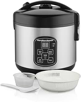 Digital 8-Cup Rice Cooker and Food Steamer