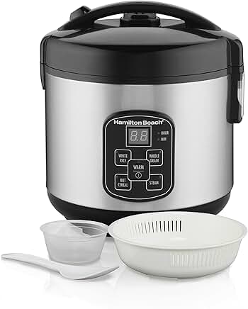 Digital 8-Cup Rice Cooker and Food Steamer