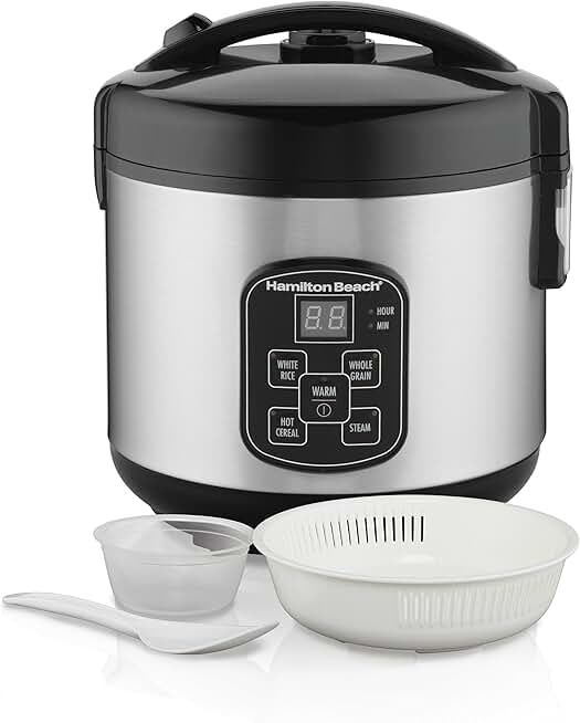 Digital 8-Cup Rice Cooker and Food Steamer