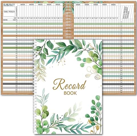 Spiral Teacher Grade Book for 2025-2026
