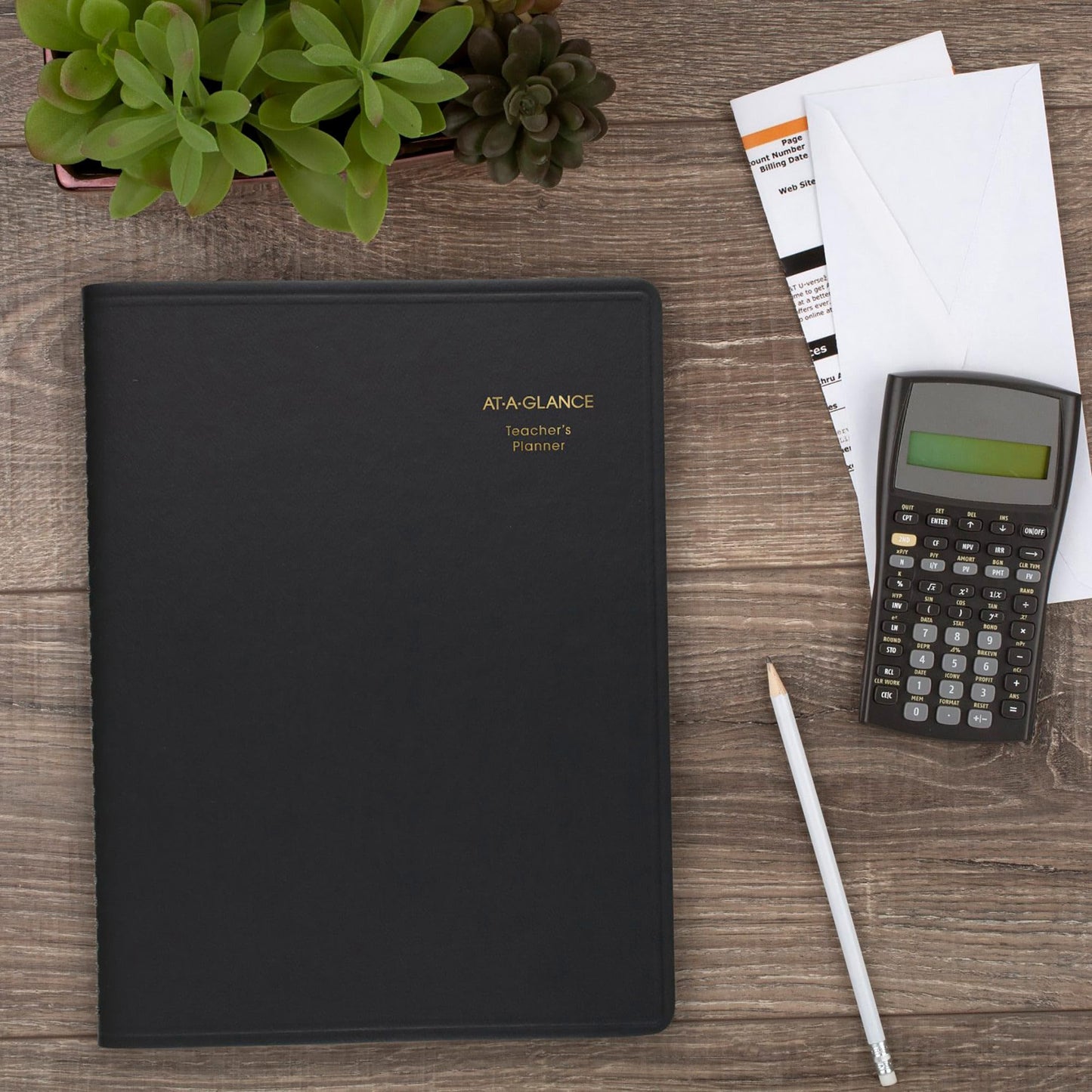 Undated Teacher Planner, 8.25" x 10.88" with Twin-Wire Binding