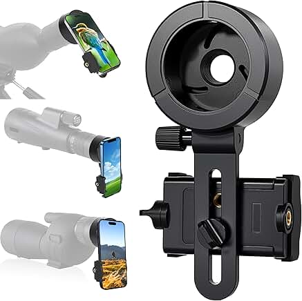 Universal Phone Adapter for Spotting Scopes and Telescopes