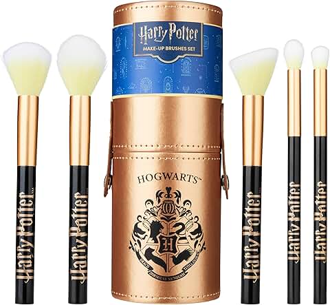5-Piece Makeup Brush Set with Travel Case