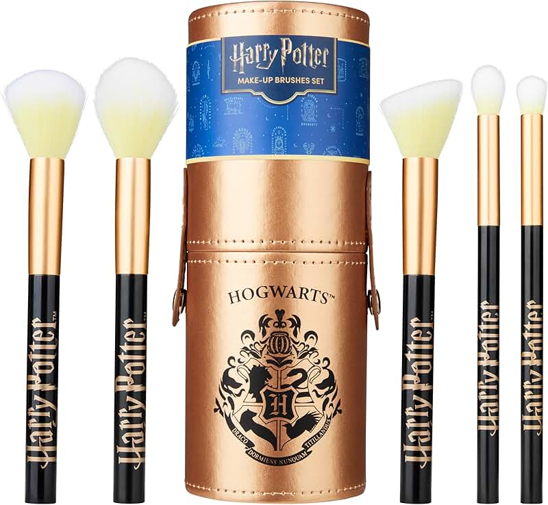 5-Piece Makeup Brush Set with Travel Case